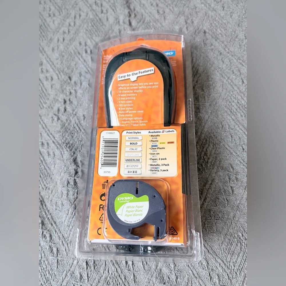 DYMO LetraTag LT-100H Personal Label Maker – New Sealed